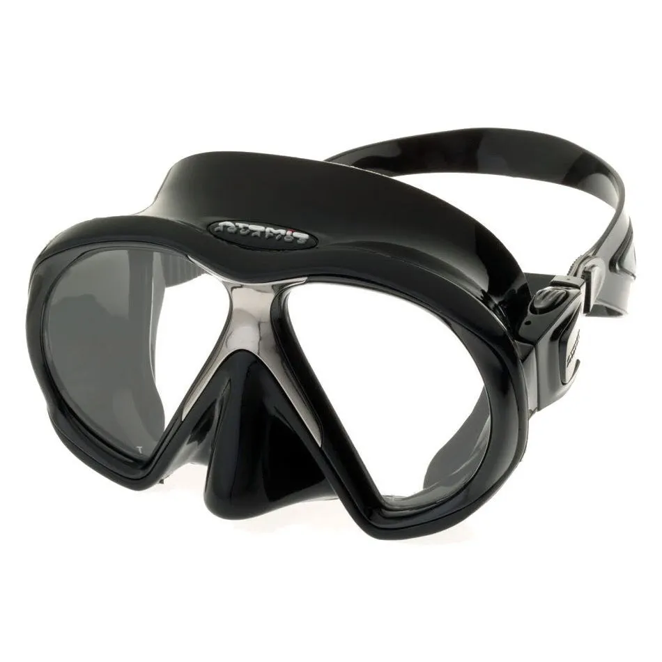 Atomic Aquatics SubFrame Black Skirt Dive Mask