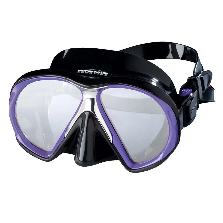 Atomic Aquatics SubFrame Black Skirt Dive Mask