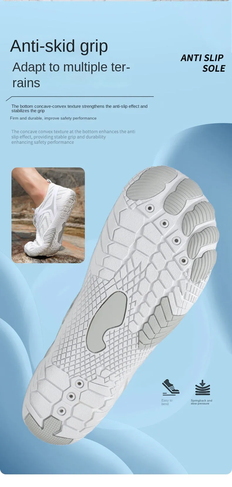 Breathable Water Shoes for Hiking and Water Trails