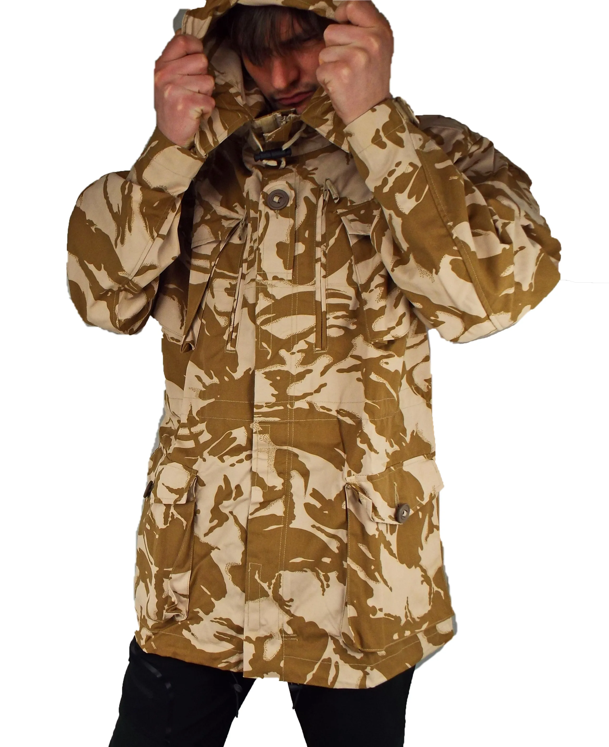 British Desert Camo Windproof Smock - Genuine - Unissued