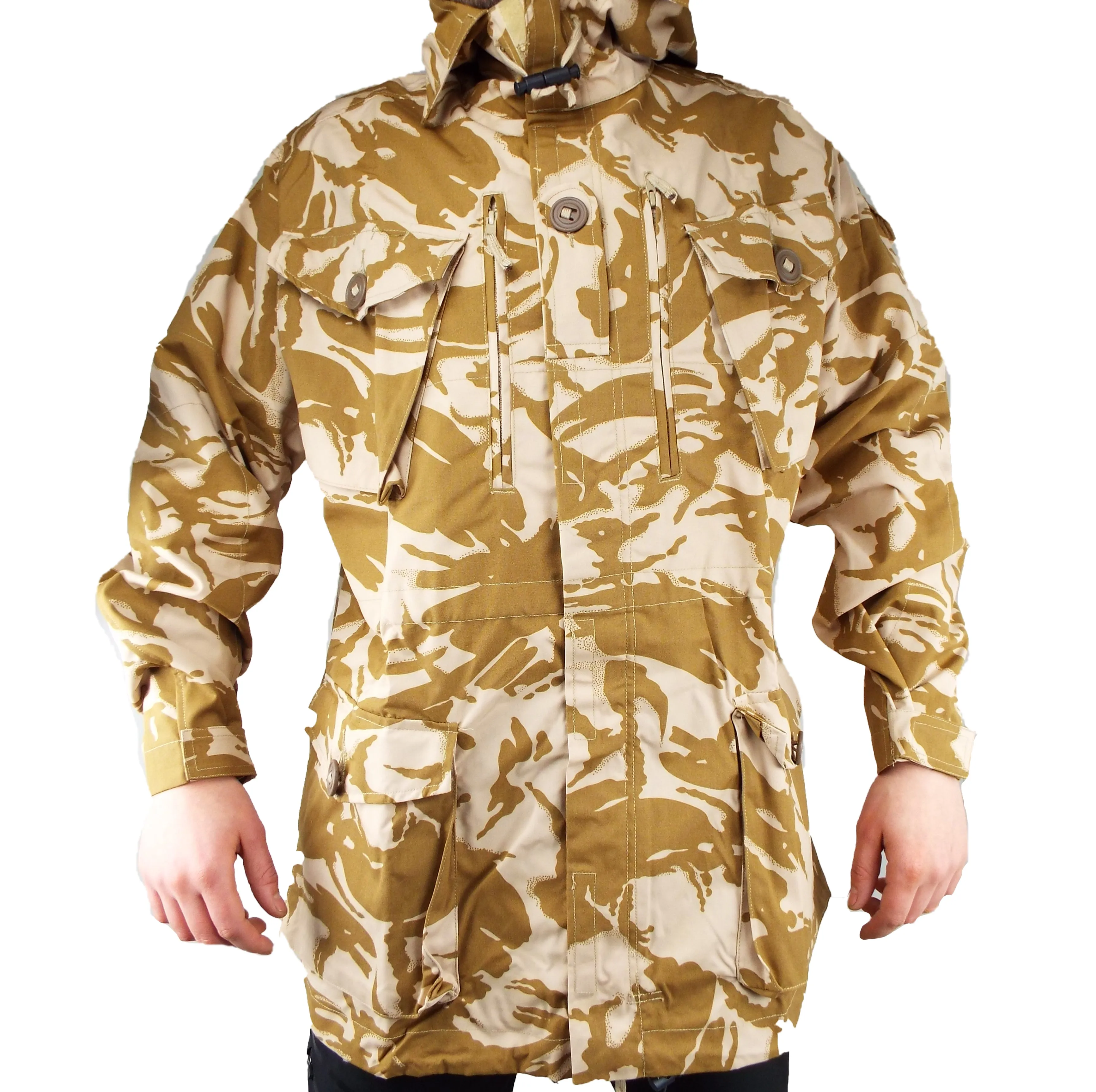 British Desert Camo Windproof Smock - Genuine - Unissued