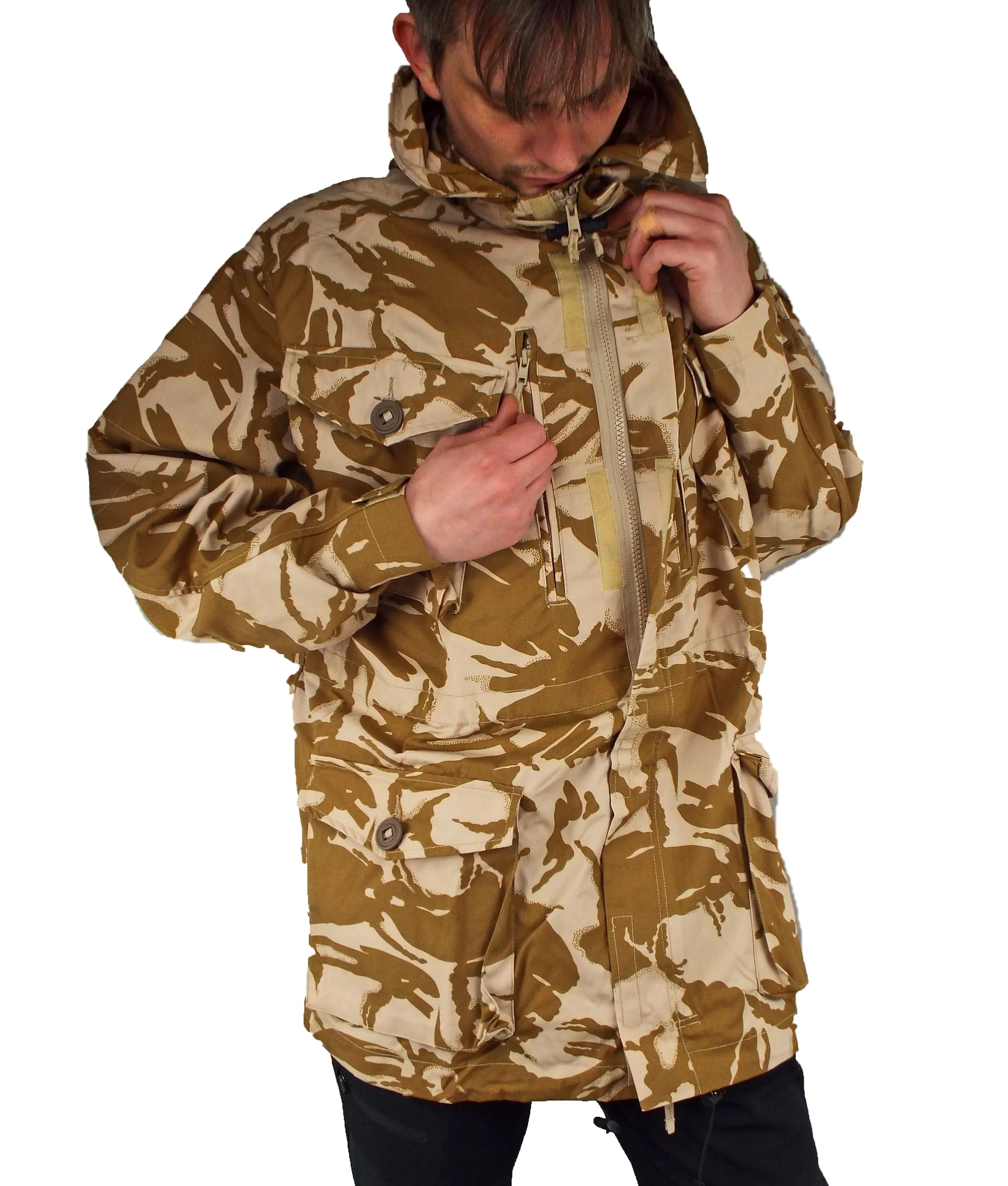 British Desert Camo Windproof Smock - Genuine - Unissued