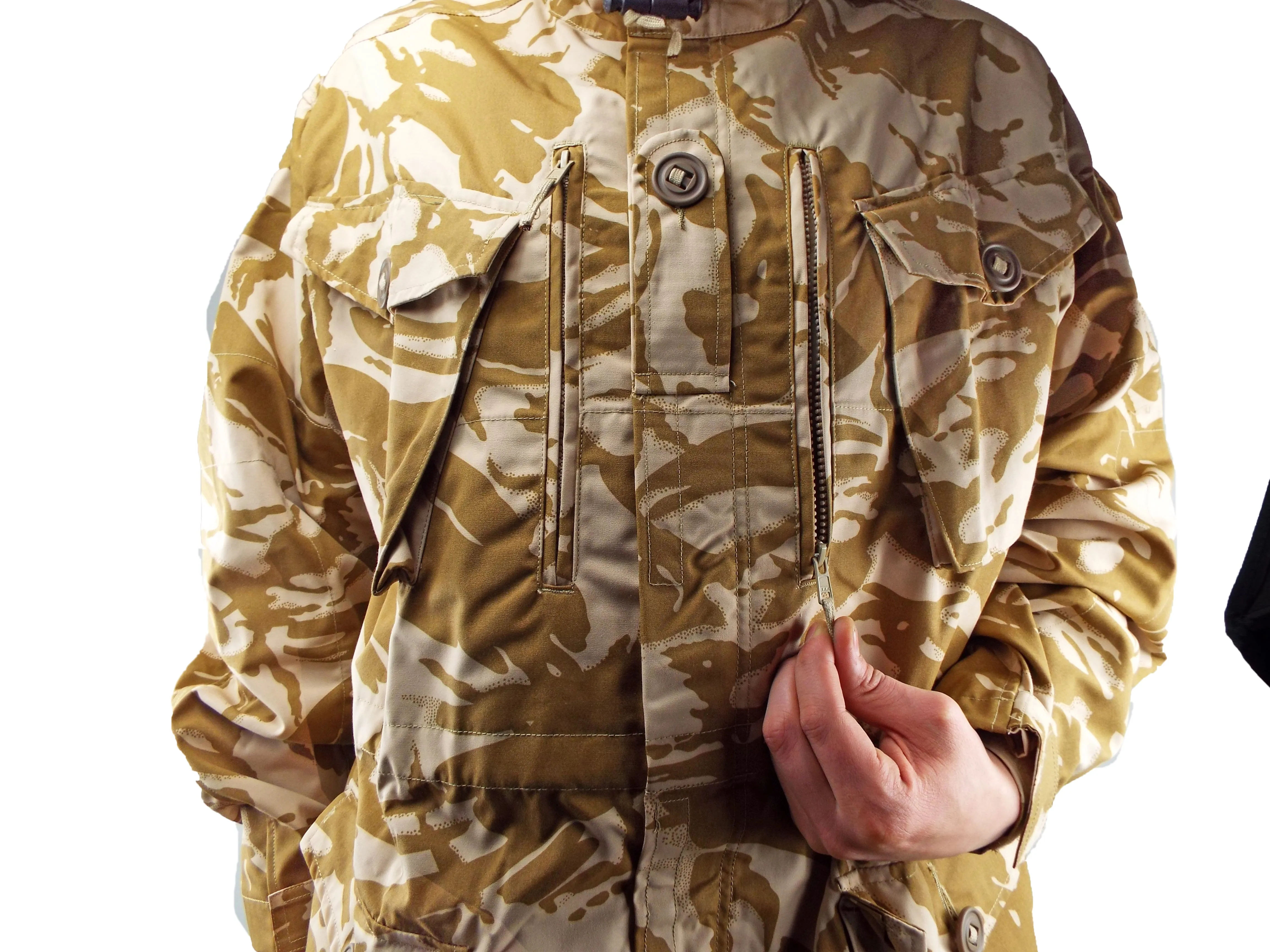 British Desert Camo Windproof Smock - Genuine - Unissued