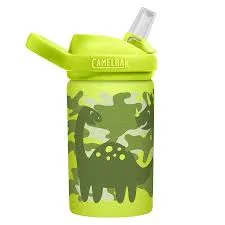 CamelBak Eddy  Kids Stainless Steel Bottle - 0.4L- Dino Camo