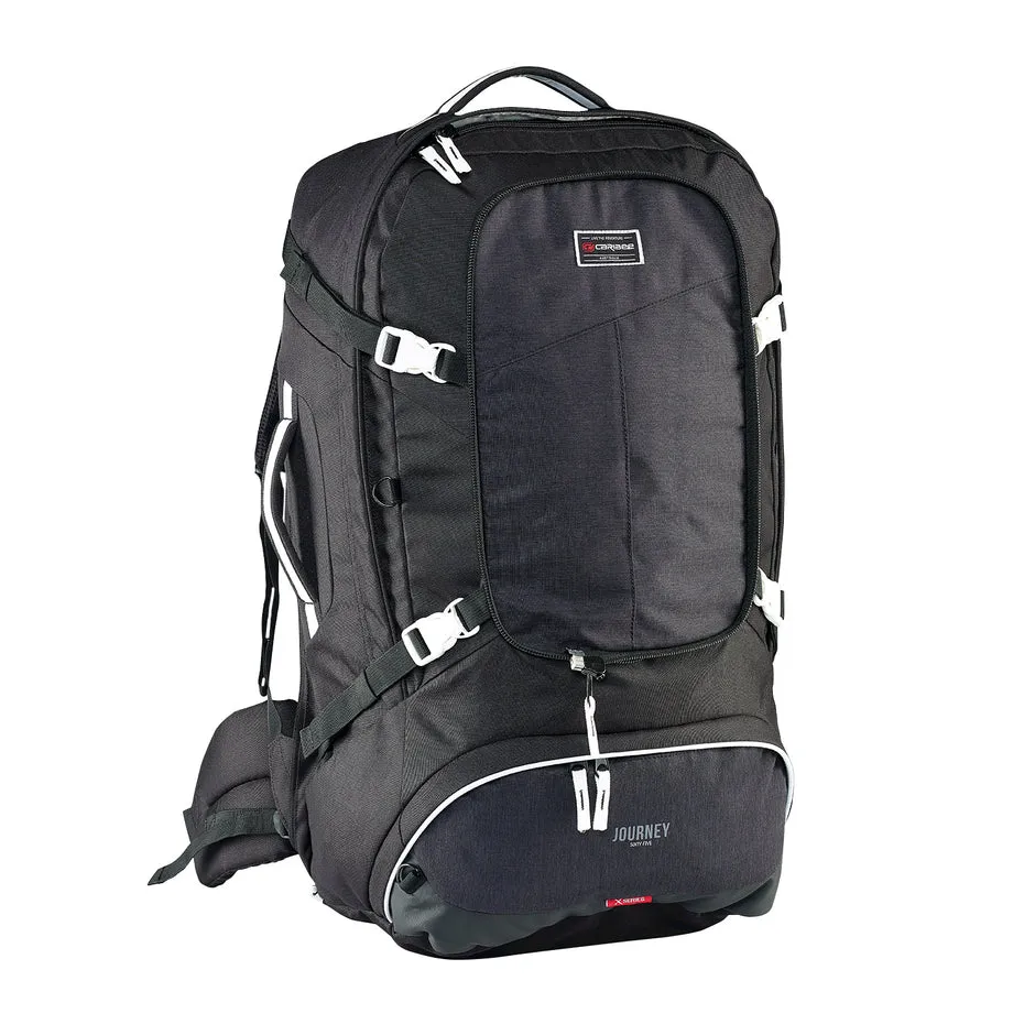 Caribee - 6826 75Lt Journey Tracel pack w detachable day pack - Black