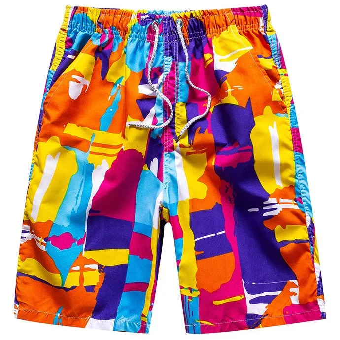 Casual Outdoor Quick Dry Printing Beach Pants Shorts