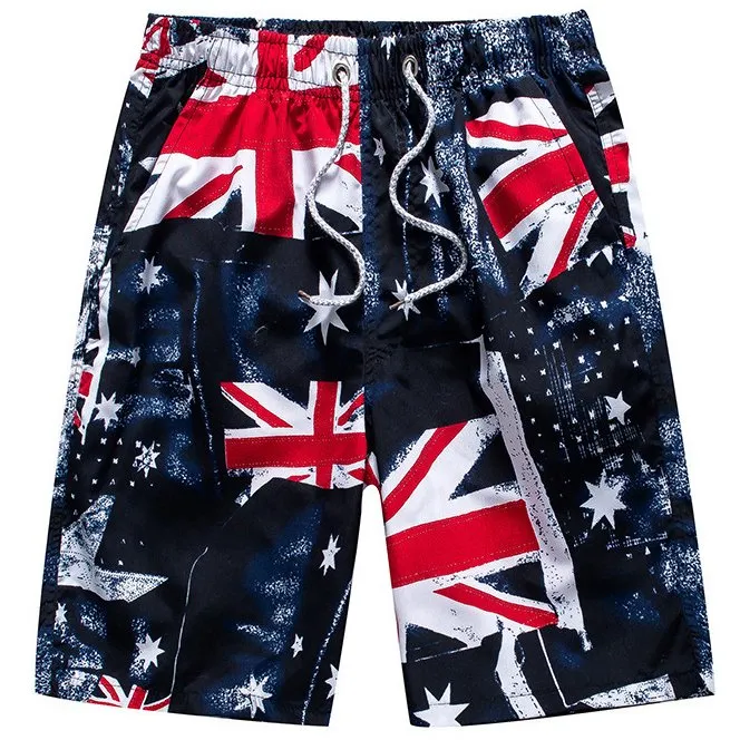 Casual Outdoor Quick Dry Printing Beach Pants Shorts