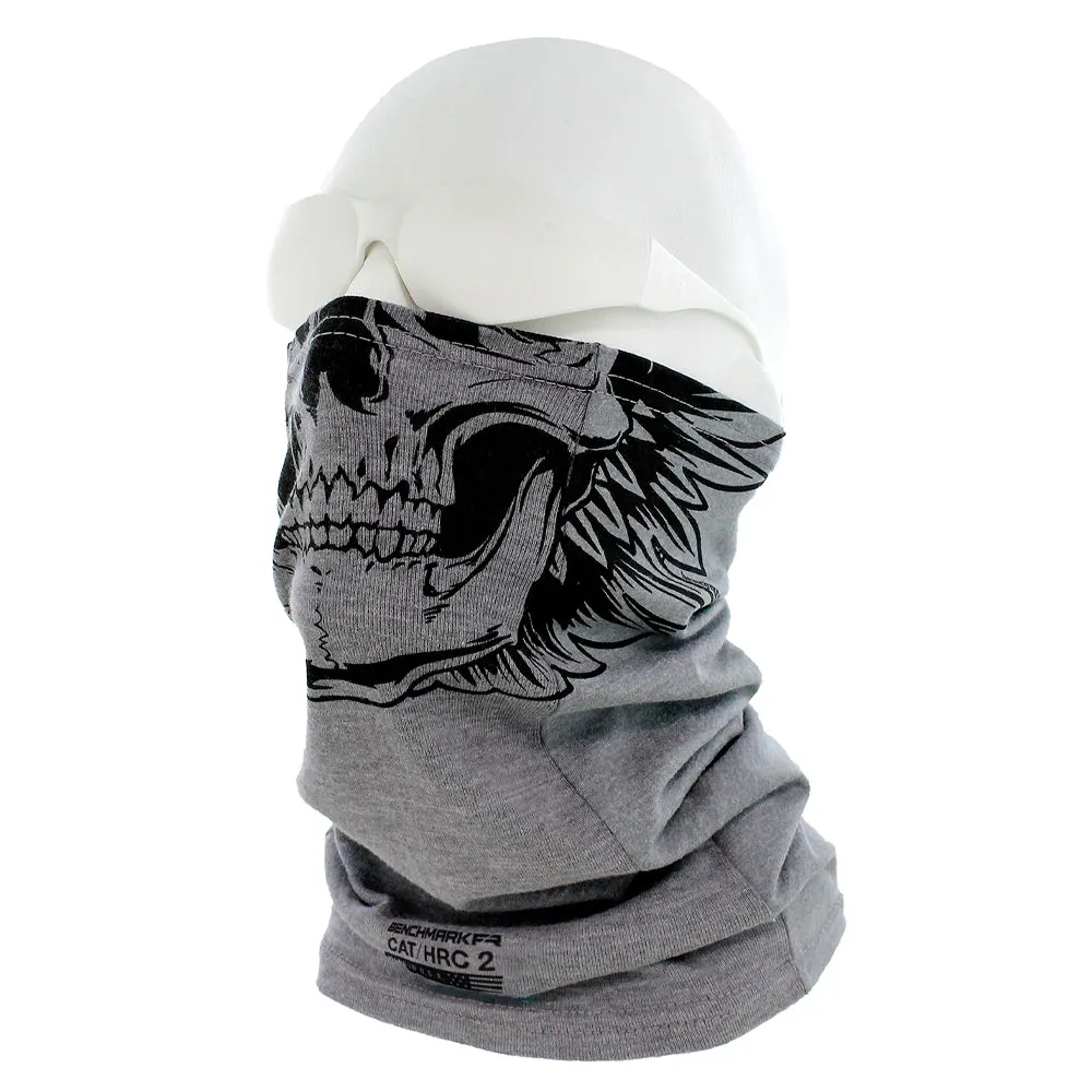 CAT 2 FR Skully Gray Face Muffler