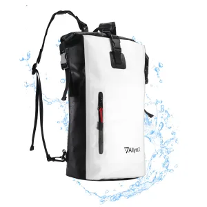 Dry bag Waterproof Backpack With Zipper Pocket 25L White