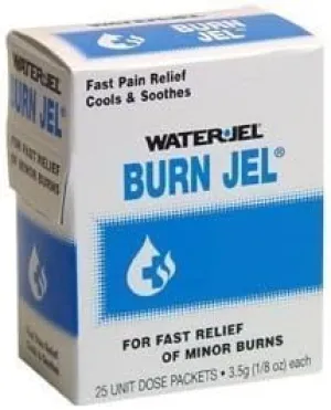 Ever Ready First Aid Water Jel, First Aid Burn Relief, Burn Gel- 25 Count