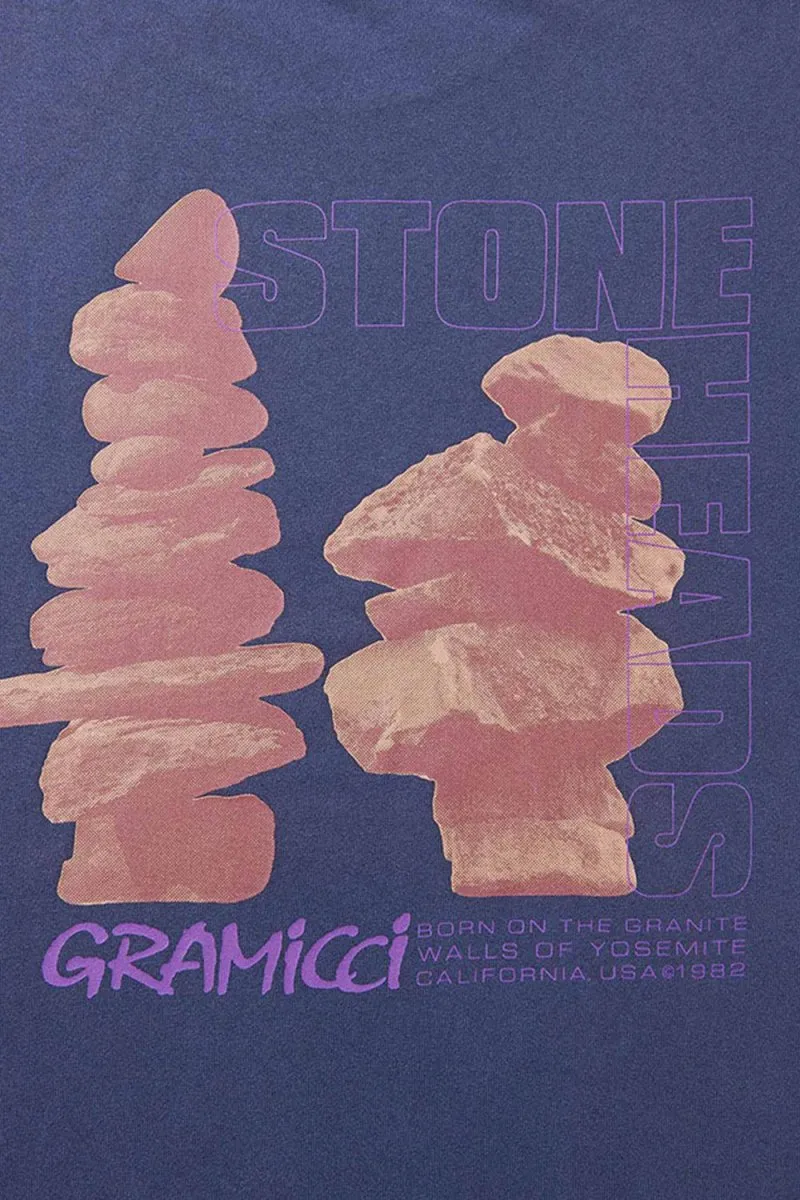 Gramicci Stoneheads T-Shirt (Navy Pigment)