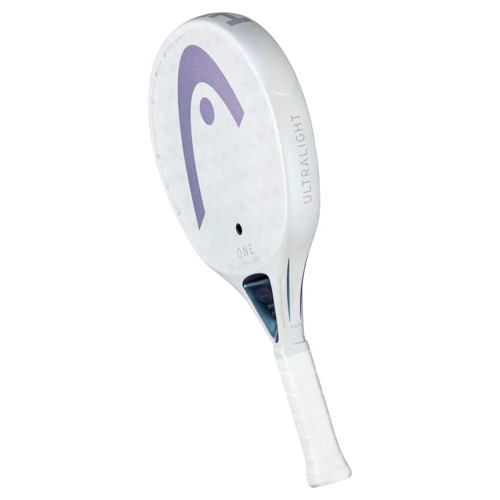 Head One Superlight Padel Racquet (White)