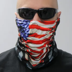 Hot Leathers HWN2010 America Rising Neck Gaiter Mask