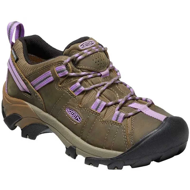 Keen Women's WP Targhee II Low Timberwolf/Lavender 1026255