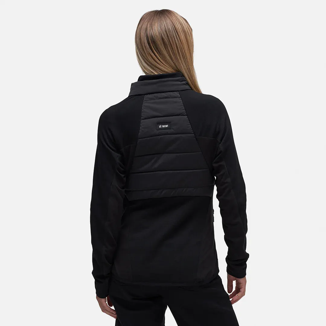 Le Bent Genepi Wool Insulated Hybrid Womens Jacket 2023 Black