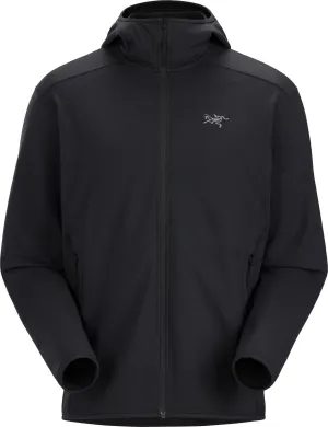 Lightweight fleece sweatshirt with kyanite - men's Arc'teryx, black