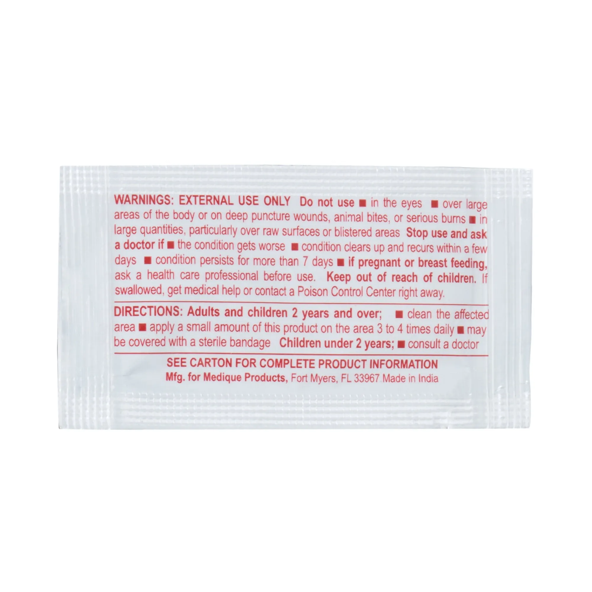 Medi-First® Benzalkonium Chloride / Lidocaine Burn Relief