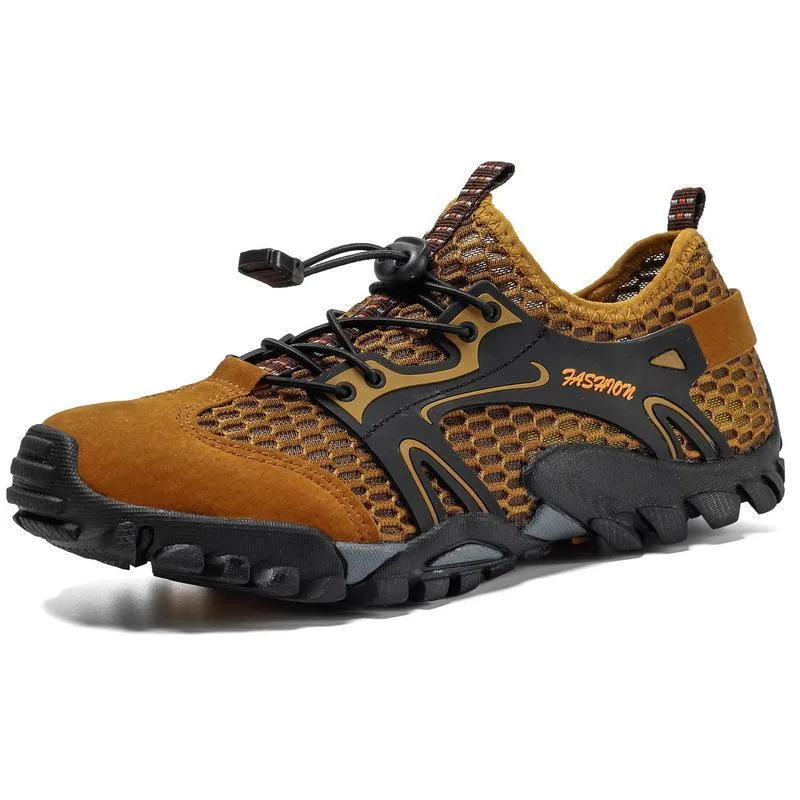 Men's Breathable Mesh Casual Light Outdoor Hiking Shoes