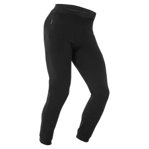 Men's fleece trekking tights Quechua MH100, black