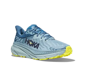 Men's Hoka Challenger 7 Color: Stone Blue/Evening Primrose (WIDE WIDTH)