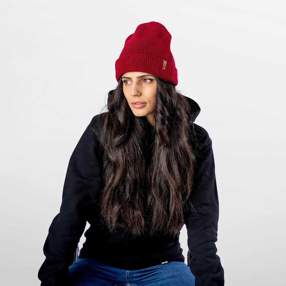 Merino Wool Rib Toque