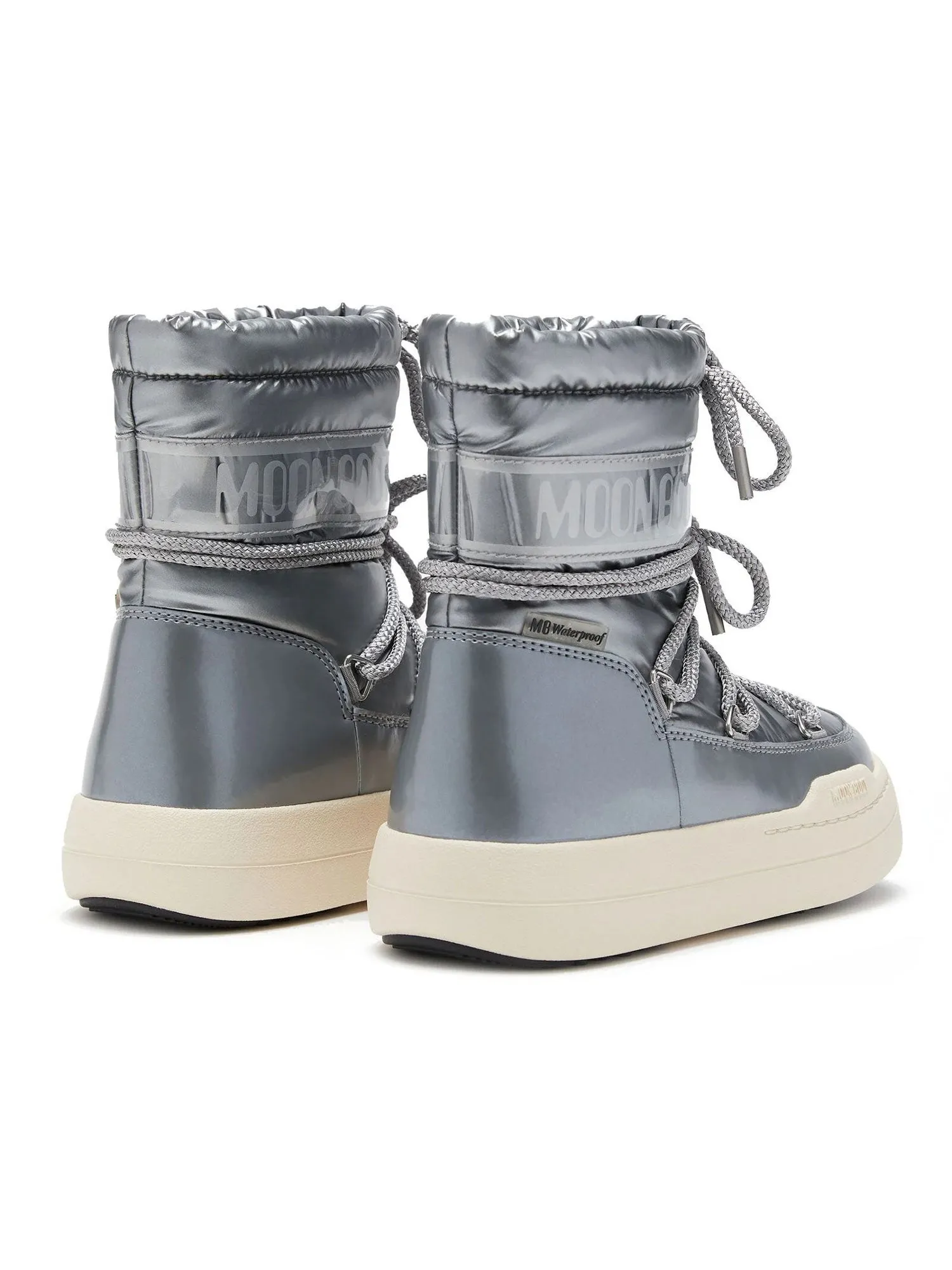 Moon Boot-Junior park snow silver boots