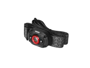 Nebo Mycro Red Rechargeable Headlamp and Cap Red LED Light with 110 Lumen Turbo Mode