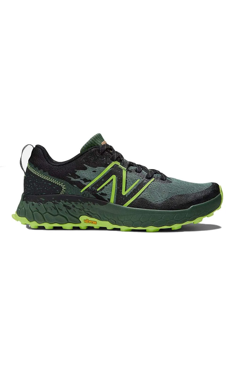 New Balance Fresh Foam X Hierro v7 Trail Running Shoes - Black and Green