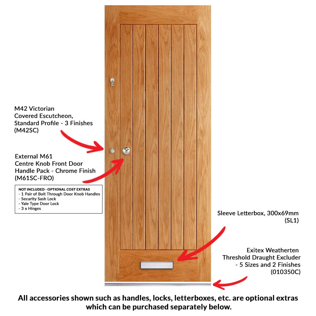 Norfolk External Oak Front Door