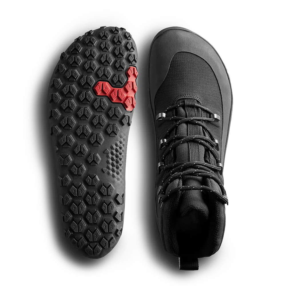 [PRE-ORDER] Vivobarefoot Tracker Textile AT Mens Obsidian (ETA. MID DEC)