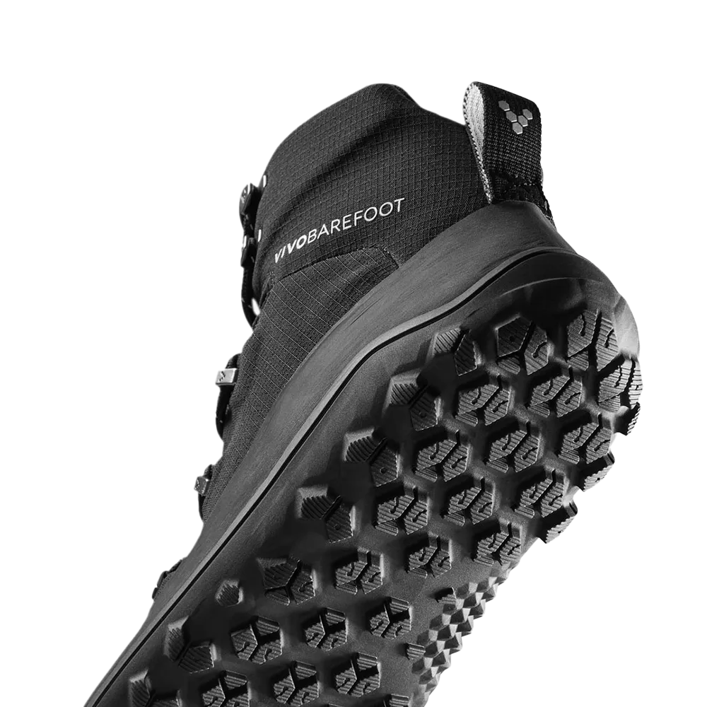 [PRE-ORDER] Vivobarefoot Tracker Textile AT Mens Obsidian (ETA. MID DEC)