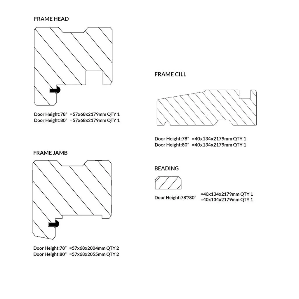 Prefinished Siena Oak Front Door and Frame Set - Frosted Double Glazing