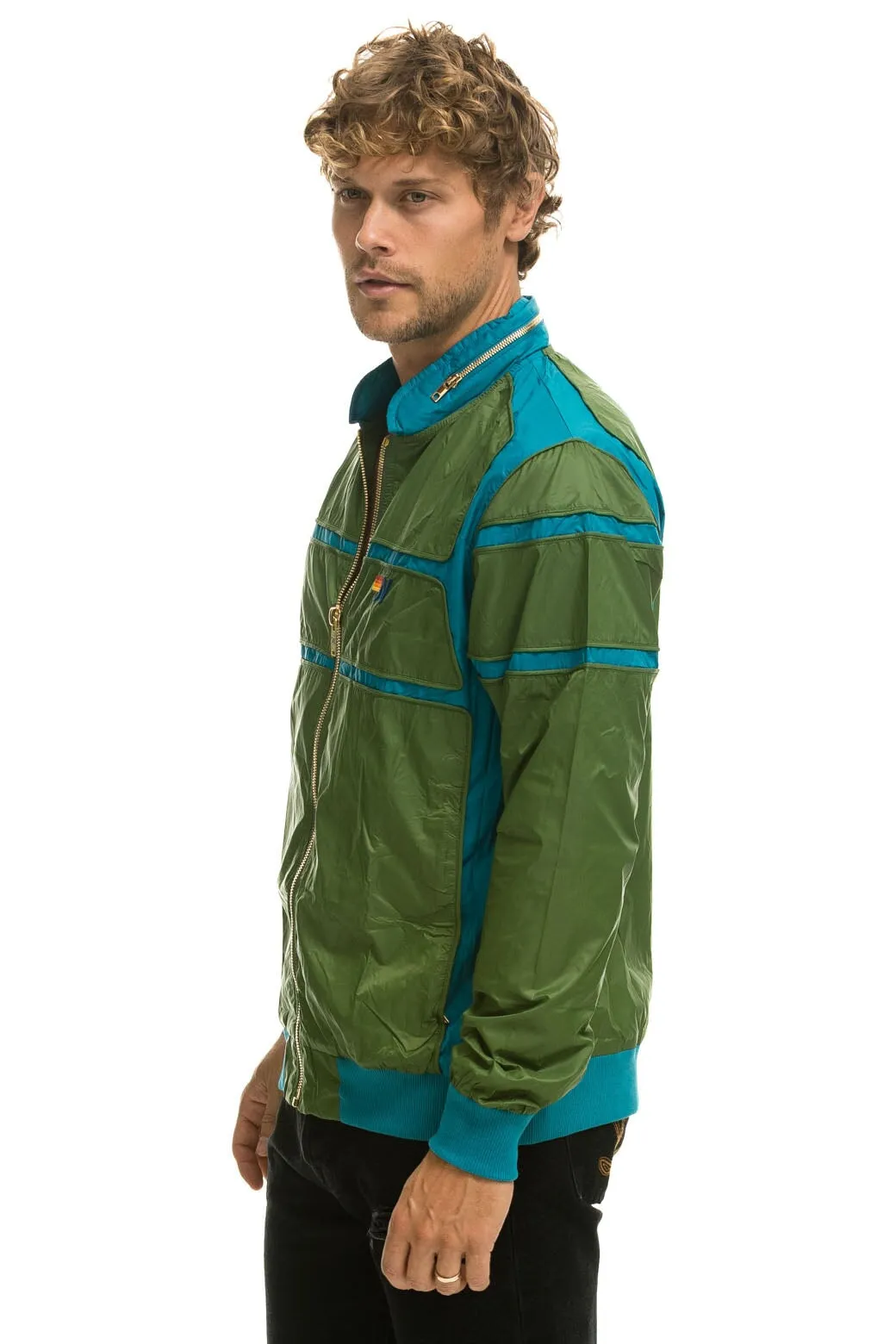 RACER JACKET - GARDEN GREEN