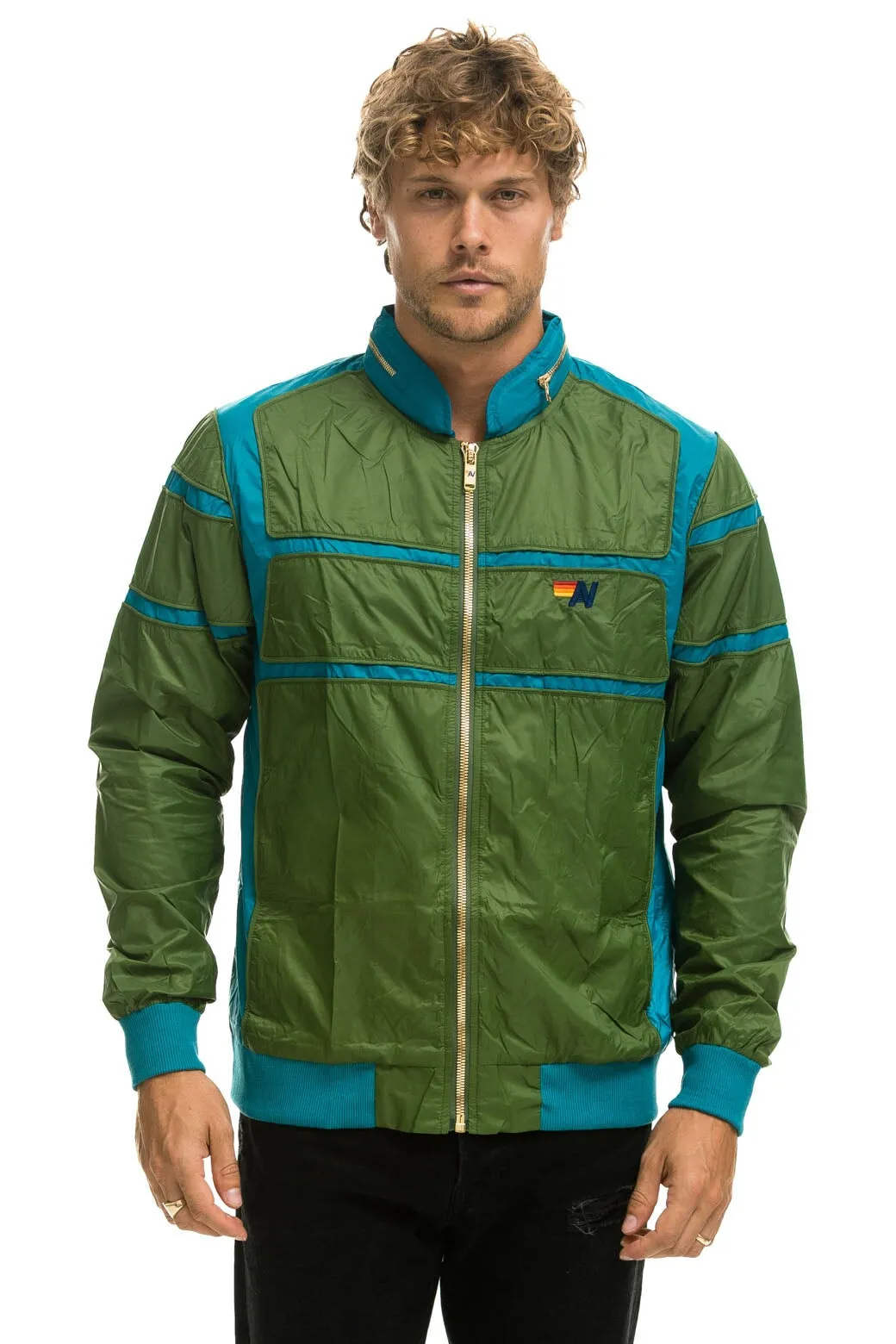 RACER JACKET - GARDEN GREEN