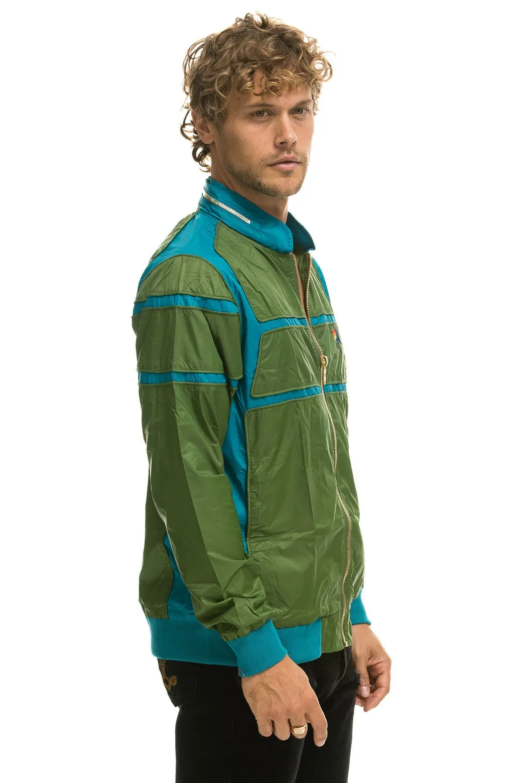 RACER JACKET - GARDEN GREEN