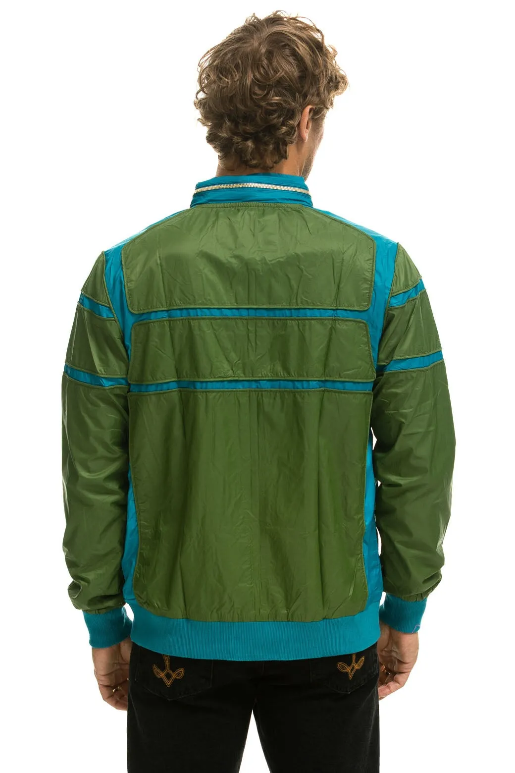 RACER JACKET - GARDEN GREEN