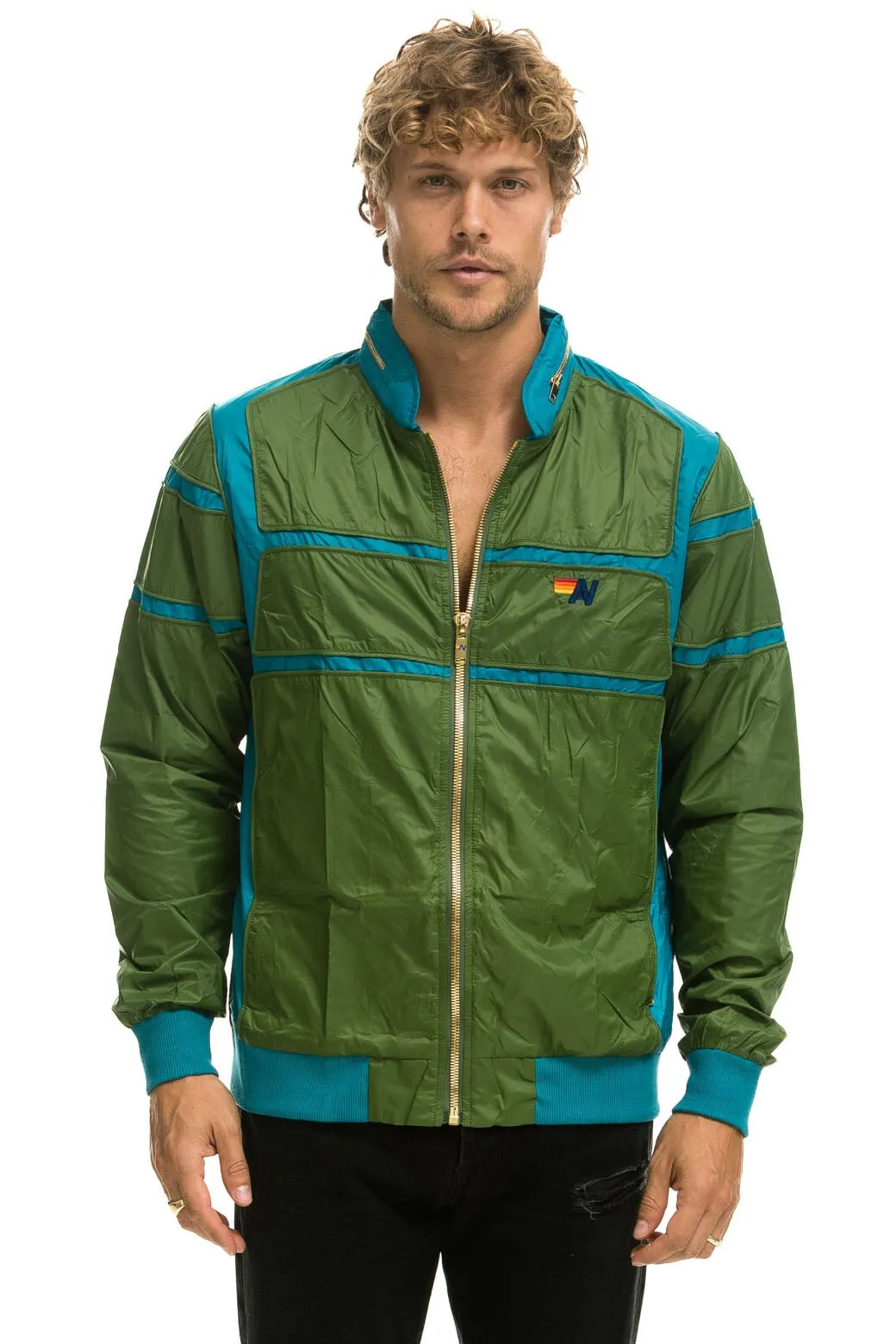 RACER JACKET - GARDEN GREEN