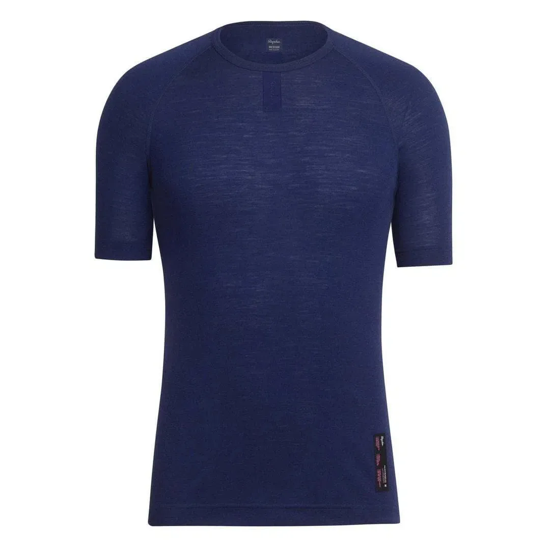 RAPHA Merino Base Layer Short Sleeve - Navy