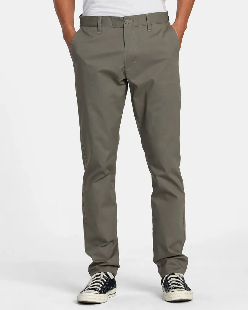 RVCA DAGGERS TECH TECHNICAL CHINOS - SMIOKE