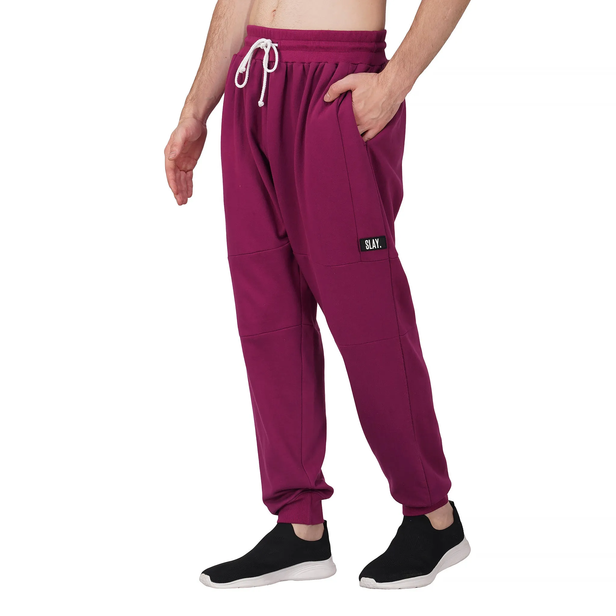 SLAY. Men's Magenta Joggers