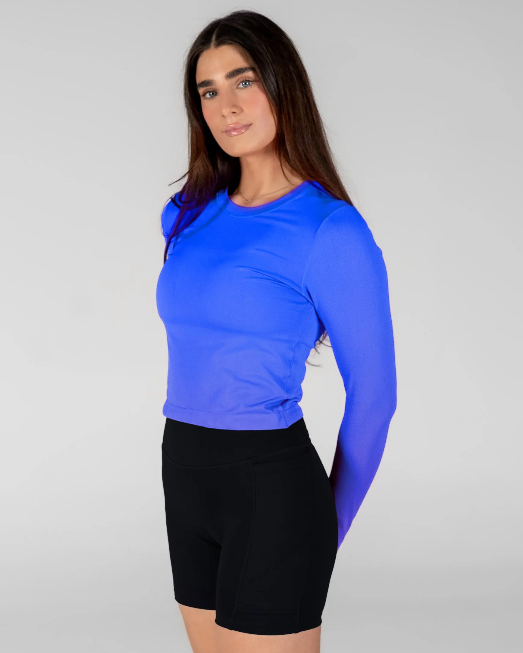 Tempo Long Sleeve (Mid-Length) - Cobalt