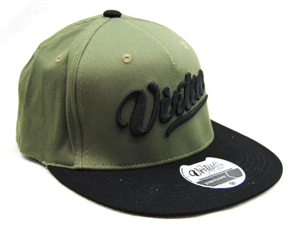 Virtue Stretch Fit Hat Olive/Black - L/XL