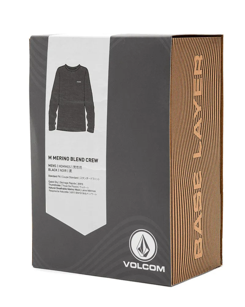 Volcom Men's M Merino Blend Crew Black 2025