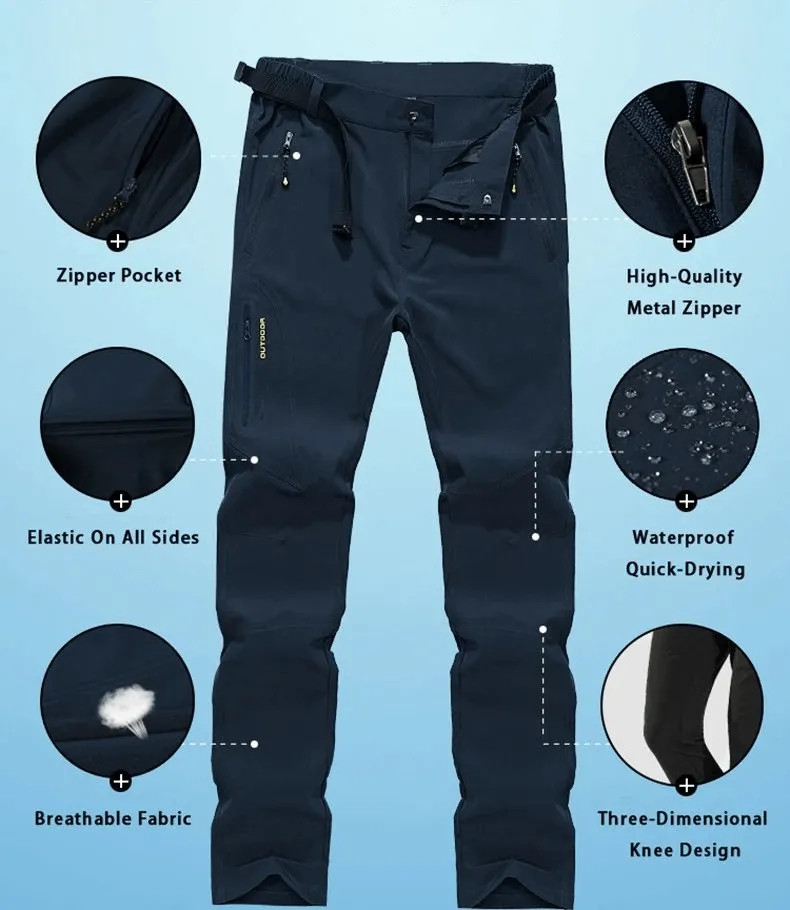 Waterproof Quick Dry Breathable Women's Pants With Pockets - SF0225