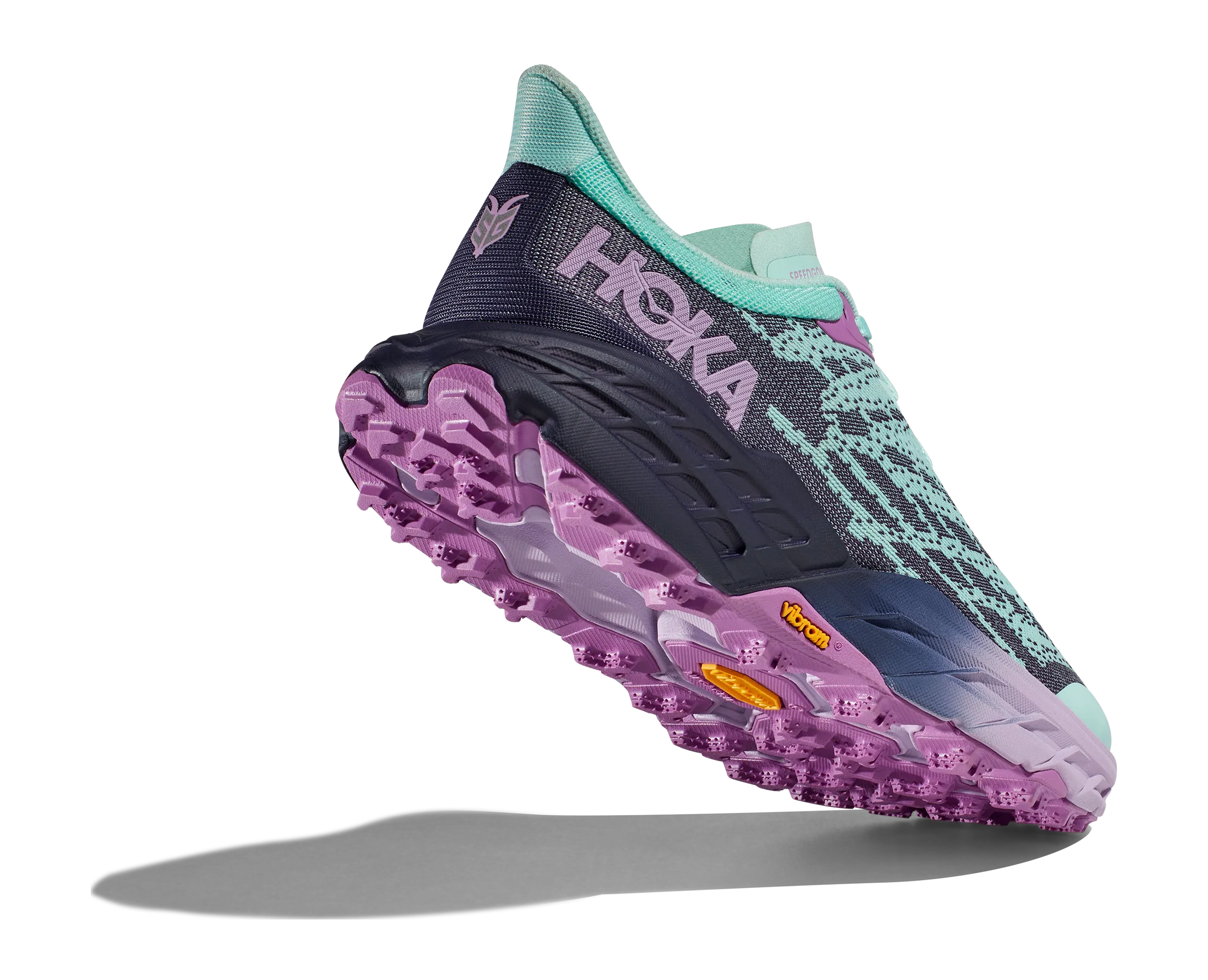 Women's Hoka Speedgoat 5 Color: Sunlit Ocean/Night Sky