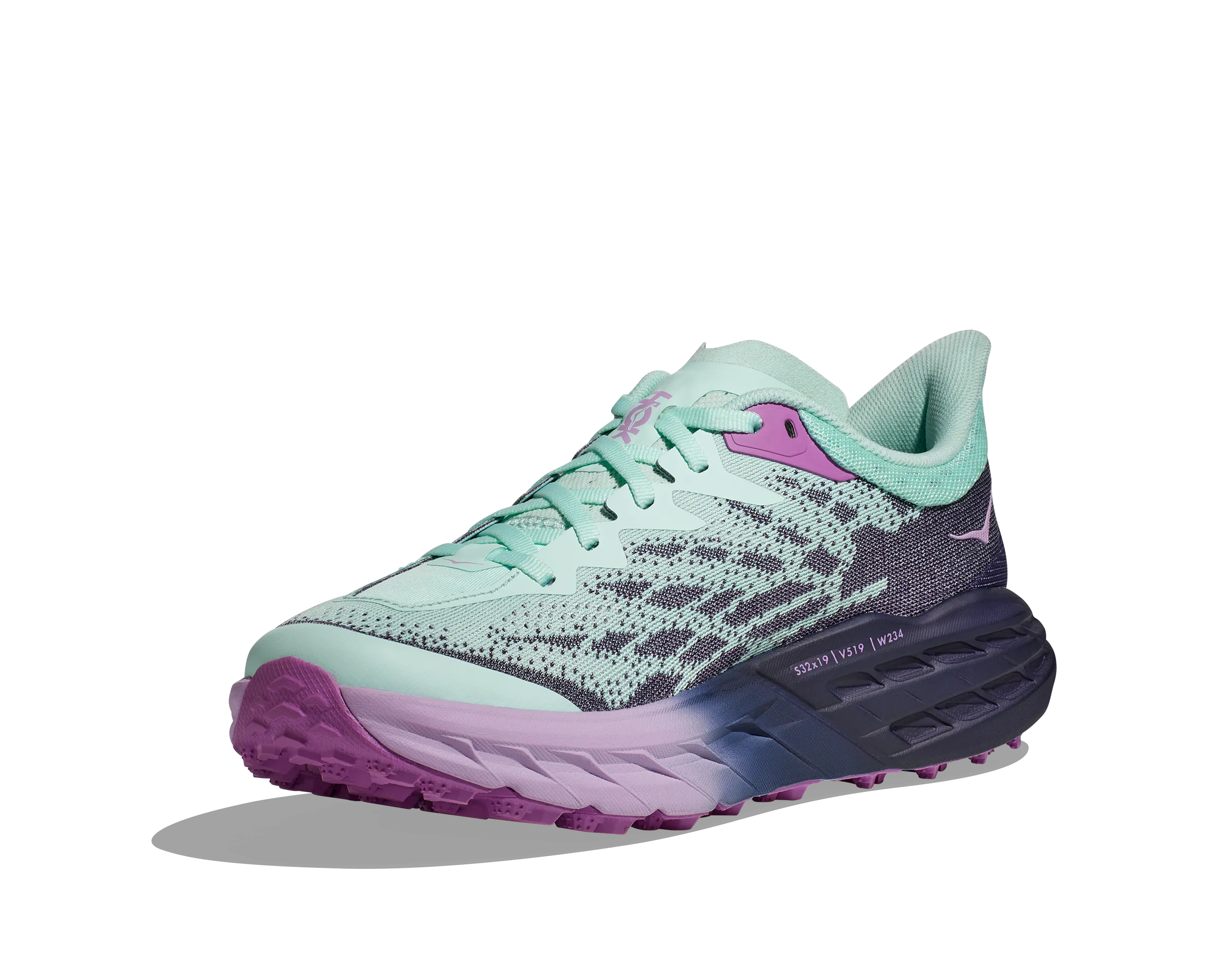 Women's Hoka Speedgoat 5 Color: Sunlit Ocean/Night Sky