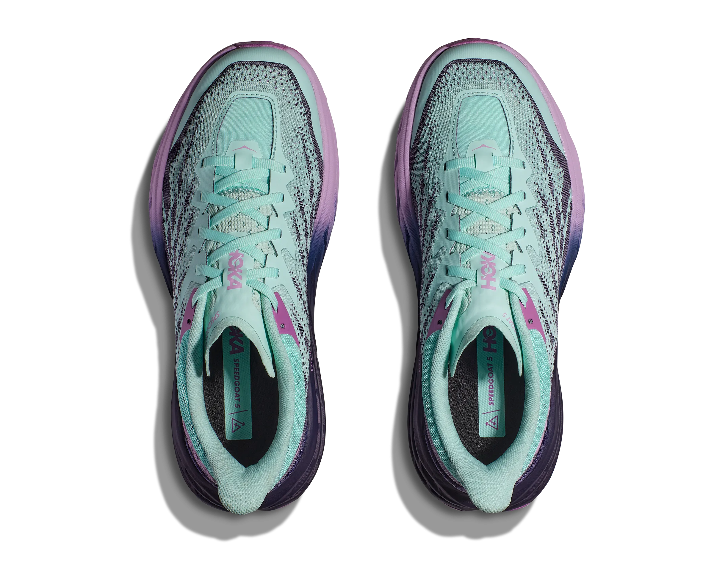 Women's Hoka Speedgoat 5 Color: Sunlit Ocean/Night Sky